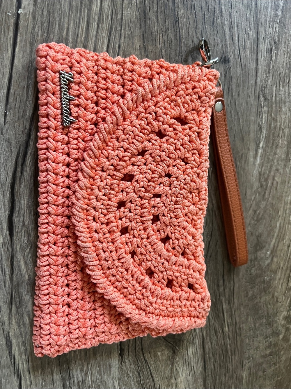 Beautiful Handcrafted Crochet Envelope Wristlet Clutch